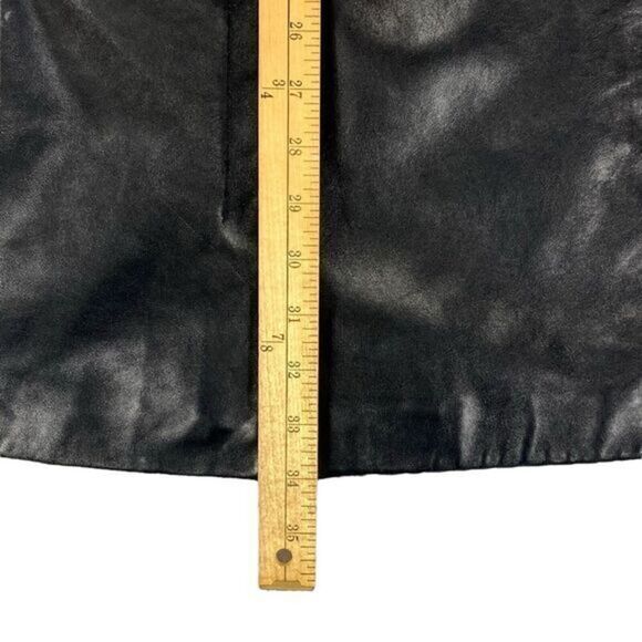 Anne Klein Ultra Soft Lambskin Leather Jacket Size M Classic Grunge 90s Y2k Coat - Picture 15 of 16
